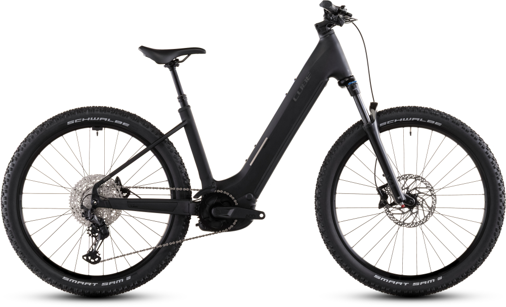 BICICLETA ELECTRICA CUBE REACTION HYBRID PRO 800 EASY ENTRY BLACKLINE 2026 cadru S (16") - roti 27.5 [2]