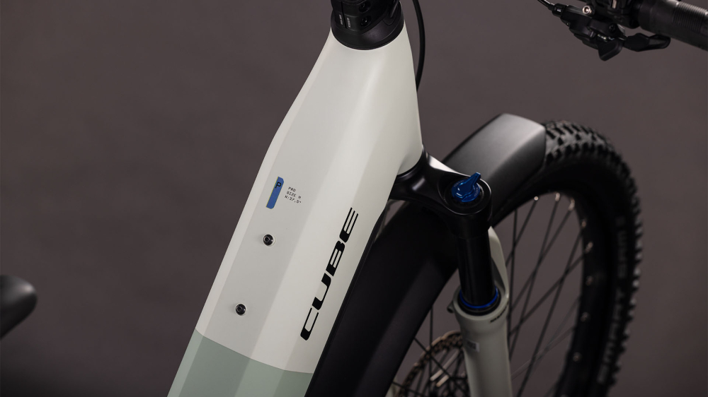 BICICLETA ELECTRICA CUBE REACTION HYBRID PRO 800 FE EASY ENTRY DESERTSTONE DRIEDHERBS 2026 cadru L (20") - roti 29 [2]