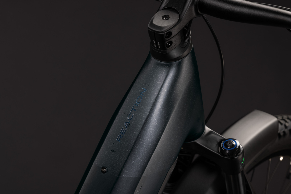 BICICLETA ELECTRICA CUBE REACTION HYBRID PRO 800 FE EASY ENTRY SILVERDUST PRISM 2027 L [2]
