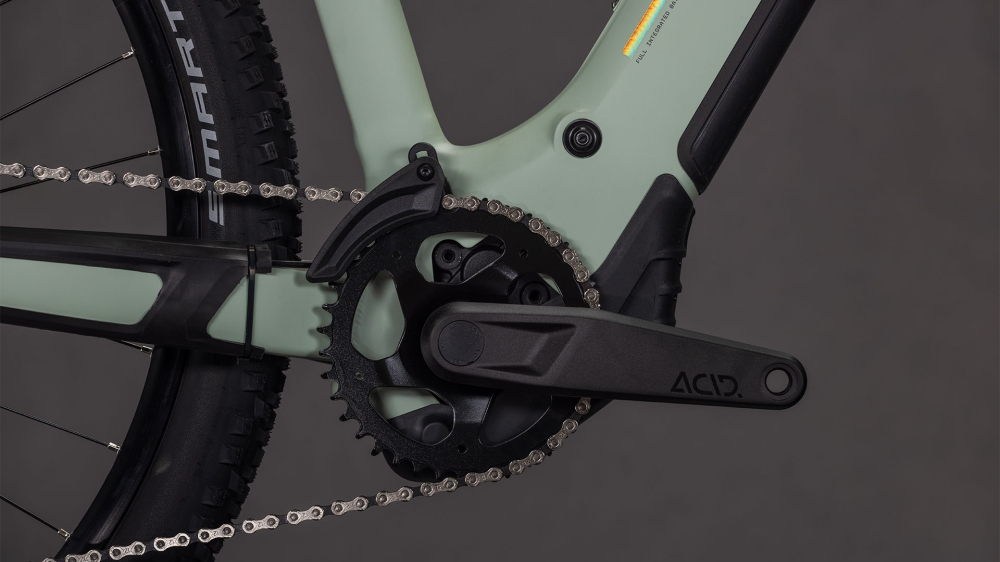 BICICLETA ELECTRICA CUBE REACTION HYBRID PRO 800 TRAPEZE DESERTSTONE DRIEDHERBS 2026 cadru M (18") - roti 29 [5]