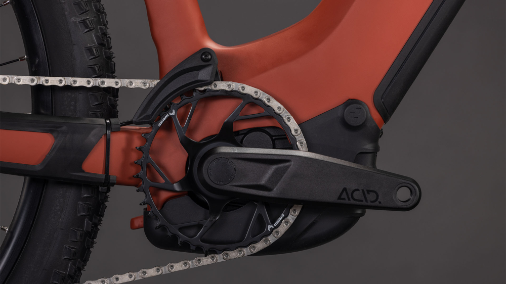 BICICLETA ELECTRICA CUBE REACTION HYBRID RACE 800 EASY ENTRY AMBER BLACK 2026 cadru M (18") - roti 29 [5]