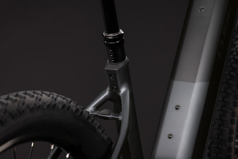 BICICLETA ELECTRICA CUBE REACTION HYBRID RACE 800 EASY ENTRY SLABGREY CHROME 2027 XL [4]