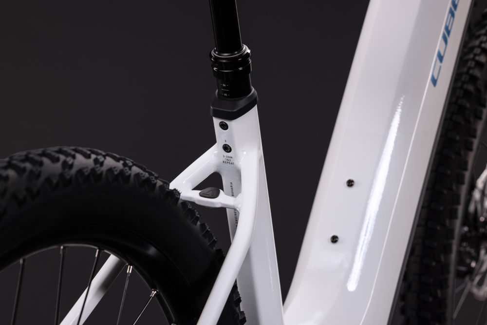 BICICLETA ELECTRICA CUBE REACTION HYBRID RACE 800 EASY ENTRY SNOW BLACK 2027 L [4]