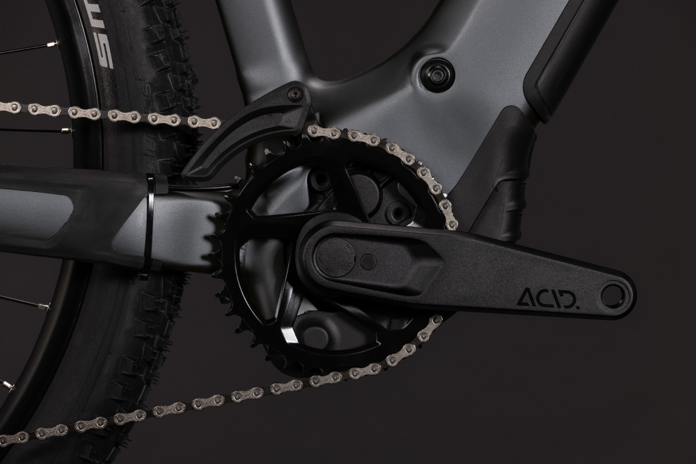 BICICLETA ELECTRICA CUBE REACTION HYBRID RACE 800 TRAPEZE SLABGREY CHROME 2027 cadru M (18") - roti 29 [5]