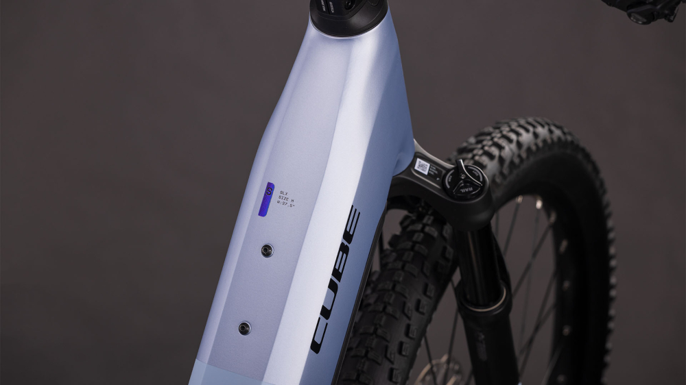 BICICLETA ELECTRICA CUBE REACTION HYBRID SLX 800 EASY ENTRY GAUZEGREY ICEBLUE 2026 cadru XL (22") - roti 29 [2]