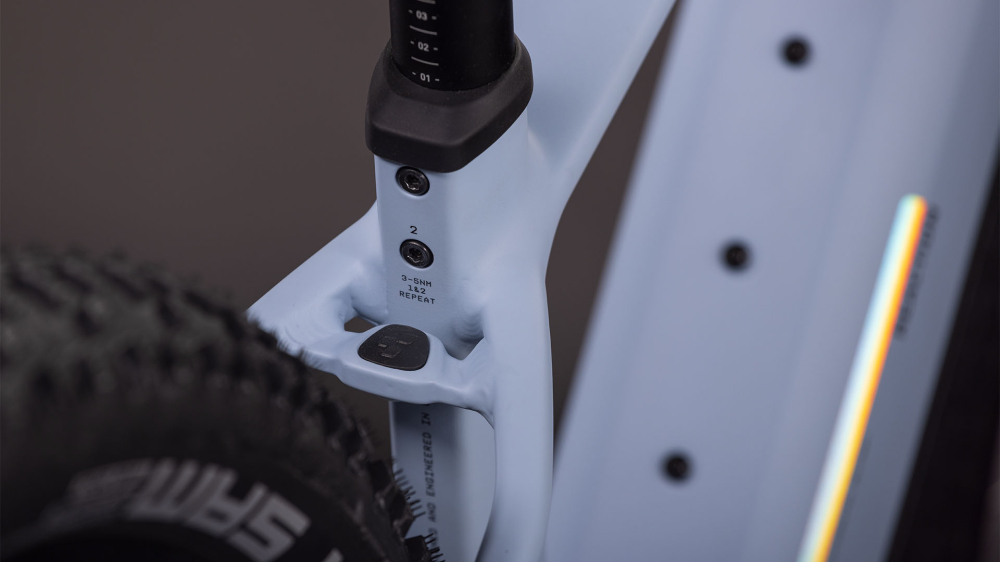 BICICLETA ELECTRICA CUBE REACTION HYBRID SLX 800 GAUZEGREY ICEBLUE 2026 cadru L (20") - roti 29 [3]