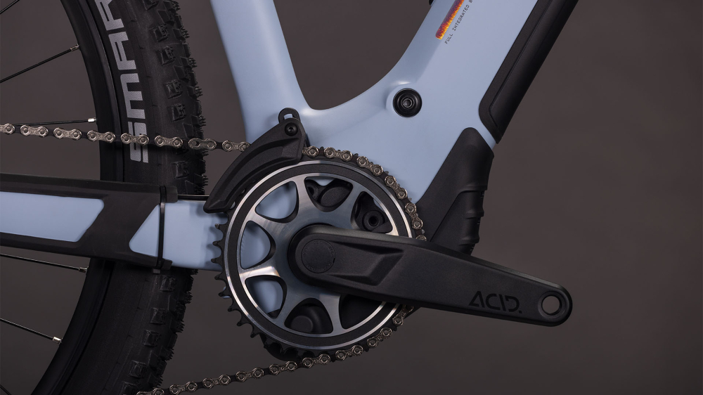 BICICLETA ELECTRICA CUBE REACTION HYBRID SLX 800 GAUZEGREY ICEBLUE 2026 cadru M (18") - roti 29 [4]