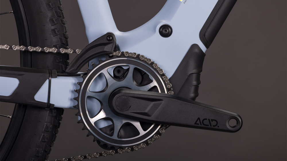 BICICLETA ELECTRICA CUBE REACTION HYBRID SLX 800 TRAPEZE GAUZEGREY ICEBLUE 2026 cadru L (20") - roti 29 [4]