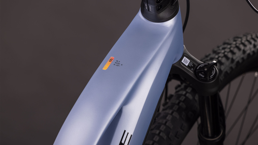 BICICLETA ELECTRICA CUBE REACTION HYBRID SLX 800 TRAPEZE GAUZEGREY ICEBLUE 2026 cadru S (16") - roti 27.5 [2]