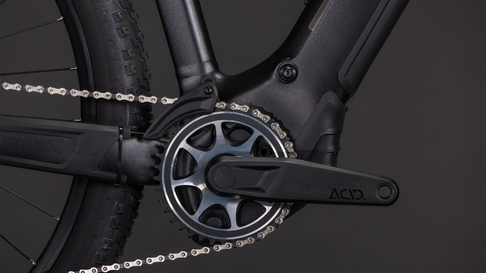 BICICLETA ELECTRICA CUBE REACTION HYBRID SLX 800 TRAPEZE SILVERDUST CHROME 2026 cadru M (18") - roti 29 [4]