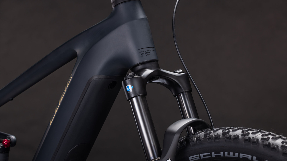 BICICLETA ELECTRICA CUBE STEREO HYBRID ONE22 PRO 600 NIGHT CHROME 2026 cadru L (20") - roti 29 [5]
