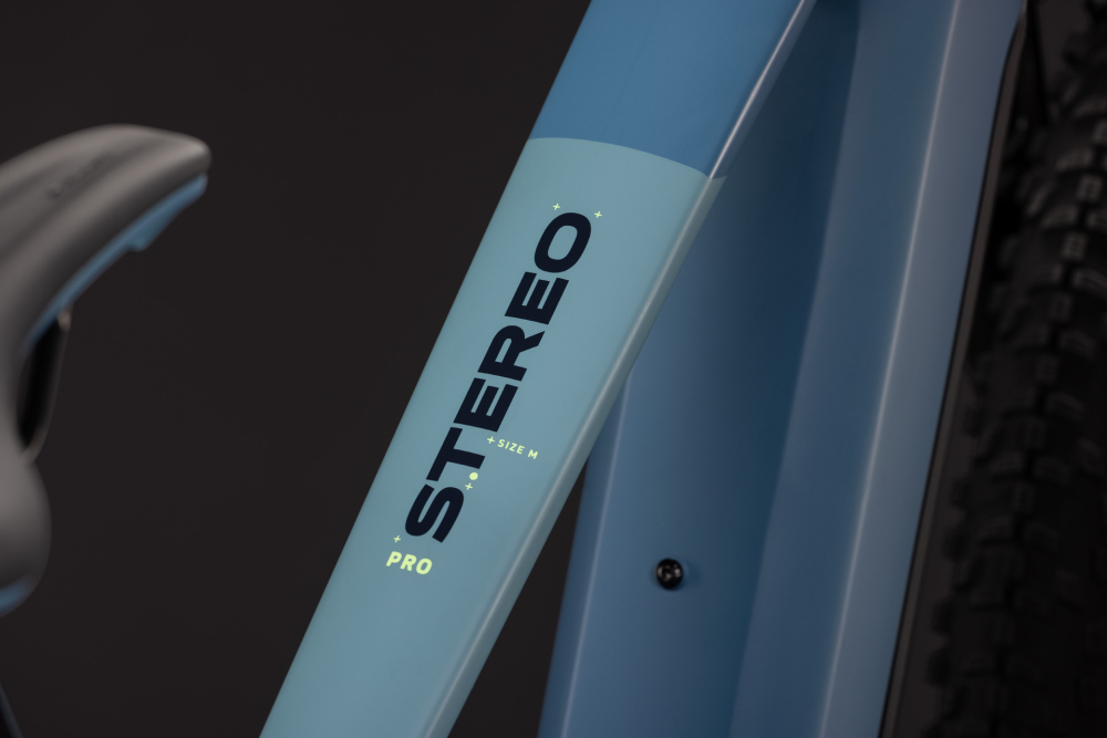 BICICLETA ELECTRICA CUBE STEREO HYBRID ONE22 PRO 800 BLUESAPPHIRE BLUE 2027 cadru M (18") - roti 29 [3]