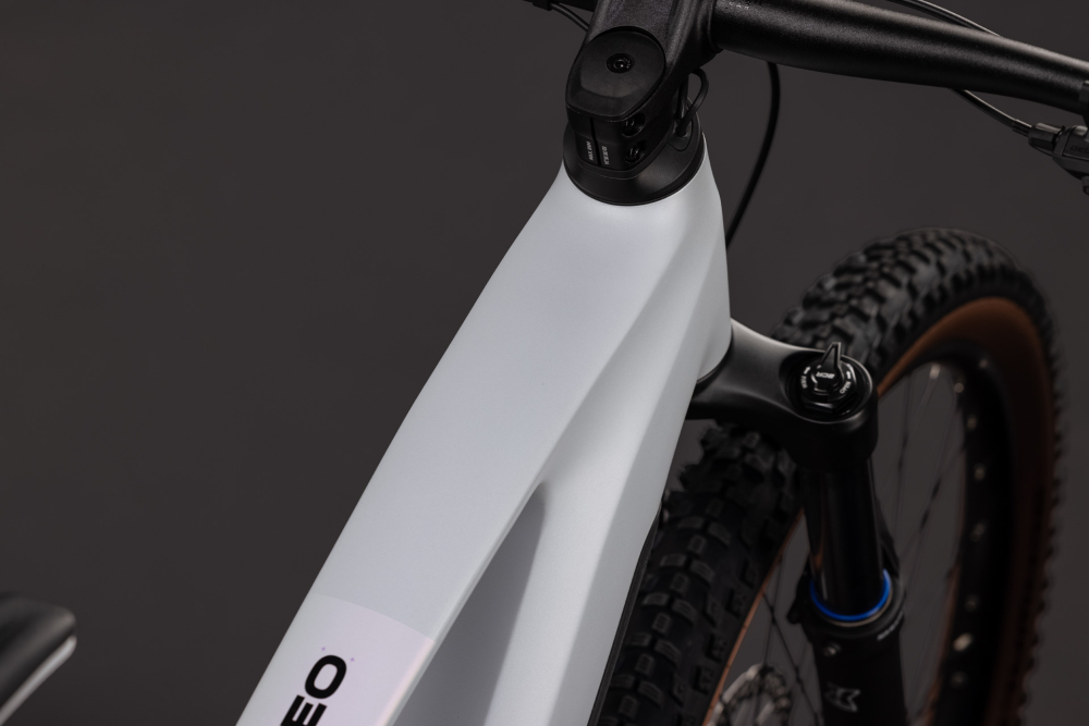 BICICLETA ELECTRICA CUBE STEREO HYBRID ONE22 PRO 800 FOGGREY SPARKLEROSE 2027 cadru XL (22") - roti 29 [2]