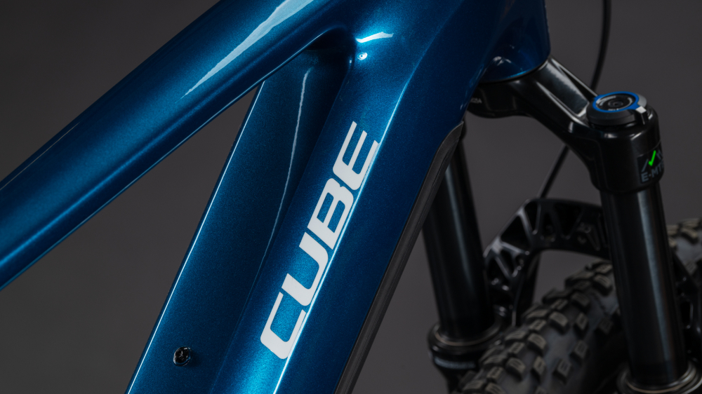BICICLETA ELECTRICA CUBE STEREO HYBRID ONE22 RACE 800 ELECTRICBLUE WHITE 2026 cadru L (20") - roti 29 [4]