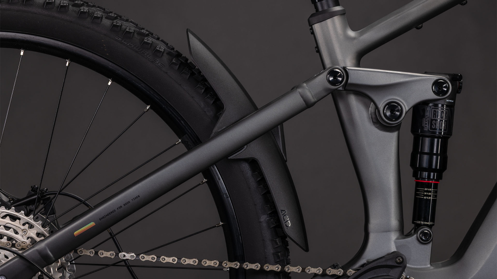 BICICLETA ELECTRICA CUBE STEREO HYBRID ONE22 RACE 800 SLABGREY CHROME 2026 cadru S (16") - roti 27.5 [3]