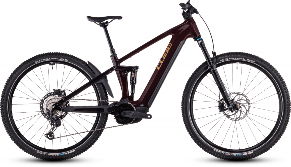 BICICLETA ELECTRICA CUBE STEREO HYBRID ONE22 SLT 800 SOLARECLIPSE GOLD 2025 cadru M (18") - roti 29 [1]
