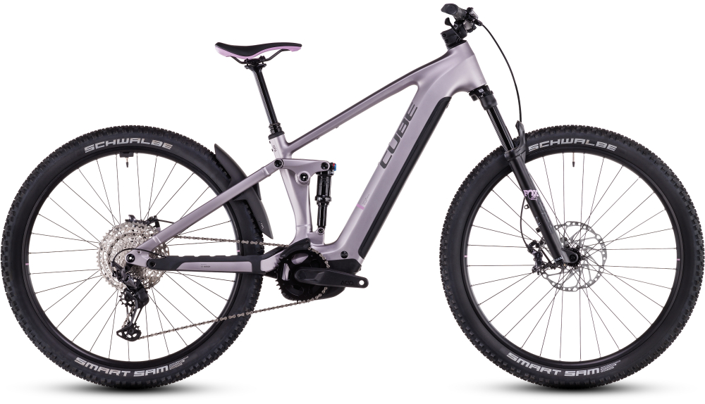 BICICLETA ELECTRICA CUBE STEREO HYBRID ONE22 SLX 800 LILACBREEZE REFLECT 2025 cadru S (16") - roti 27.5 [1]