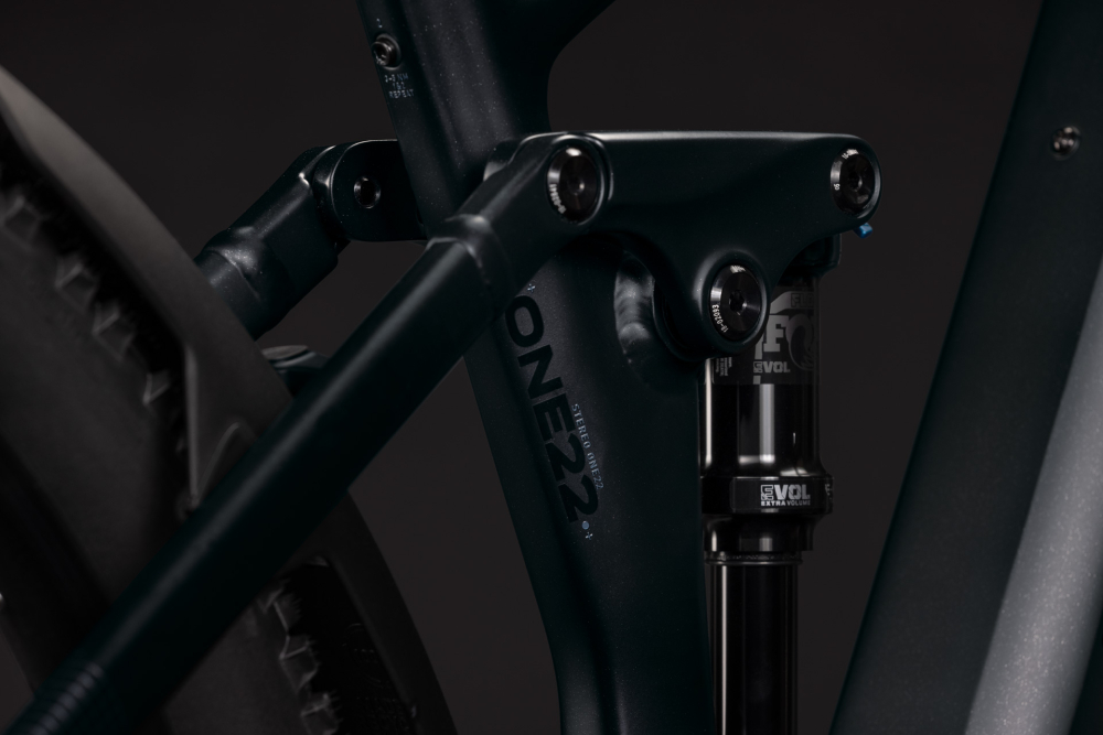 BICICLETA ELECTRICA CUBE STEREO HYBRID ONE22 SLX 800 SILVERDUST CHROME 2027 cadru S (16") - roti 27.5 [4]