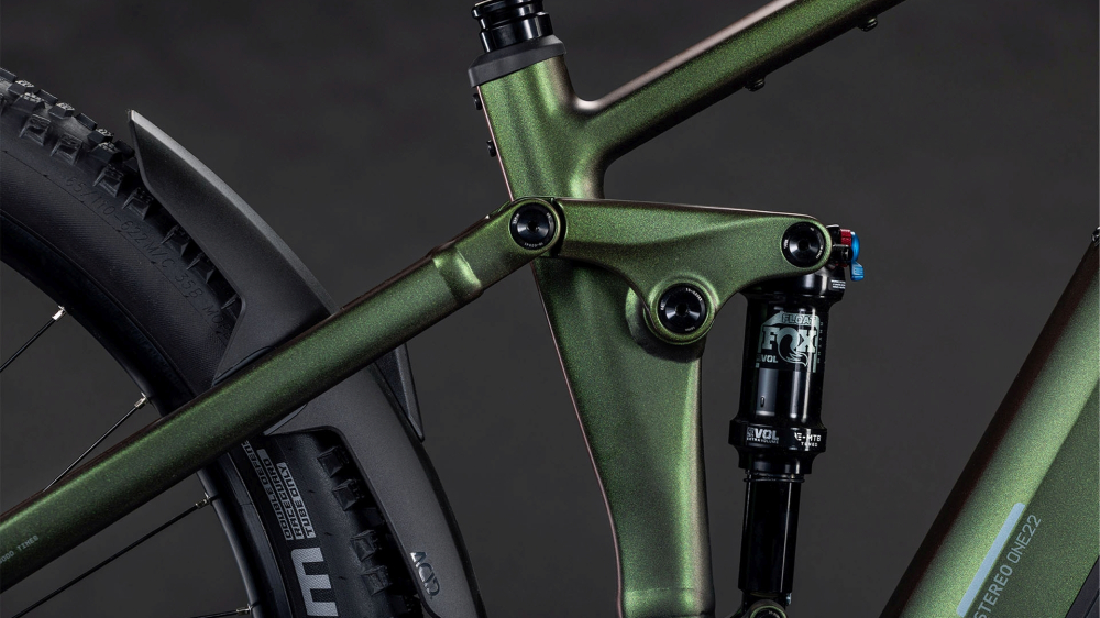 BICICLETA ELECTRICA CUBE STEREO HYBRID ONE22 SLX 800 STELLAR GREEN 2026 cadru XL (22") - roti 29 [3]