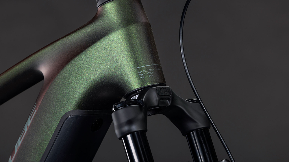 BICICLETA ELECTRICA CUBE STEREO HYBRID ONE22 SLX 800 STELLAR GREEN 2026 cadru XL (22") - roti 29 [5]