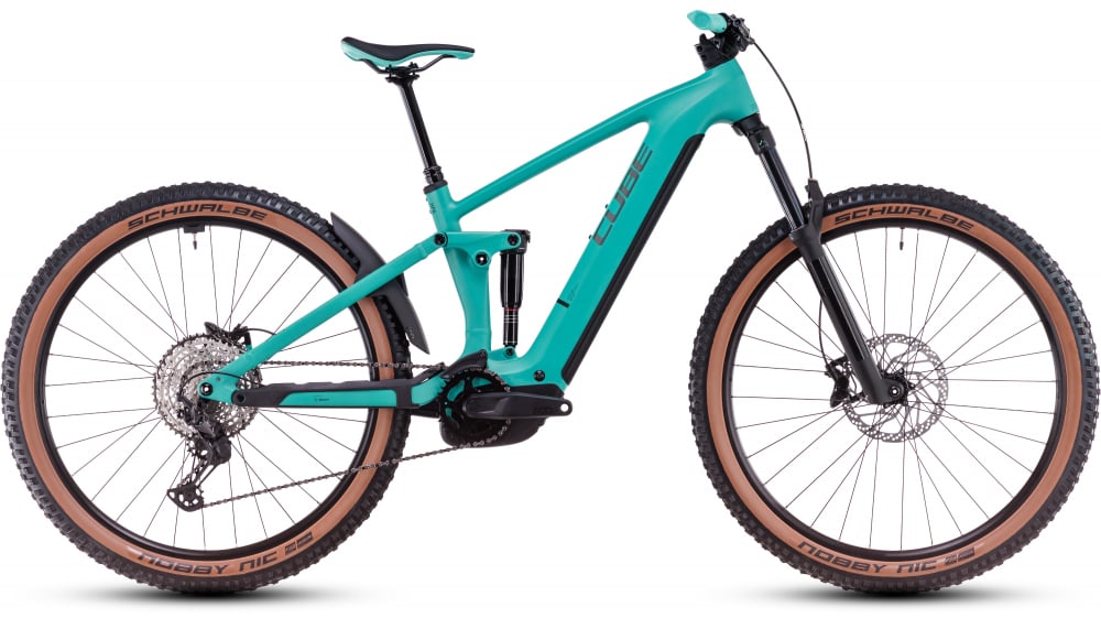 BICICLETA ELECTRICA CUBE STEREO HYBRID ONE44 EX 800 SCUBABLUE BLACK 2025 cadru S (16") - roti 27.5 [1]