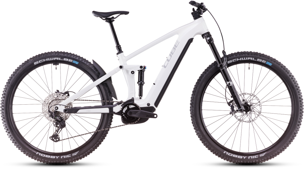 BICICLETA ELECTRICA CUBE STEREO HYBRID ONE44 EXC 800  METALLICWHITE BLACK 2025 cadru L (20") - roti 29 [1]