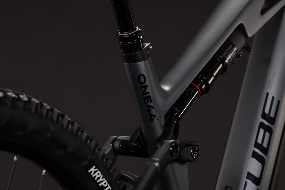 BICICLETA ELECTRICA CUBE STEREO HYBRID ONE44 HPC EXC 800 SLABGREY BLACK 2027 cadru XL (22") - roti 29 [3]