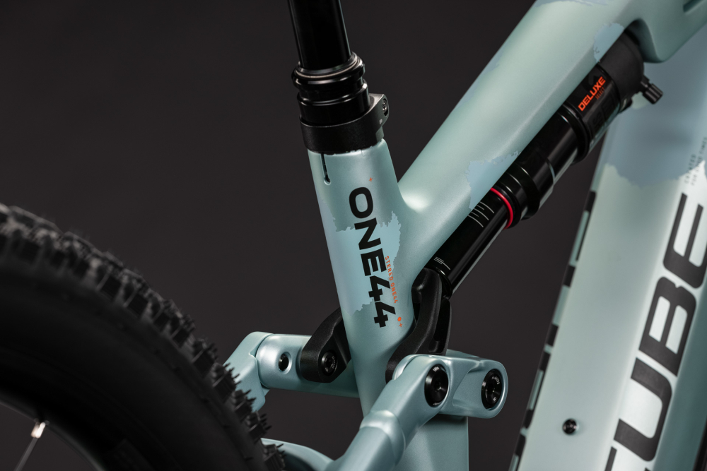 BICICLETA ELECTRICA CUBE STEREO HYBRID ONE44 HPC PRO 800 PEARLAQUA BLACK 2027 cadru S (16") - roti 27.5 [4]