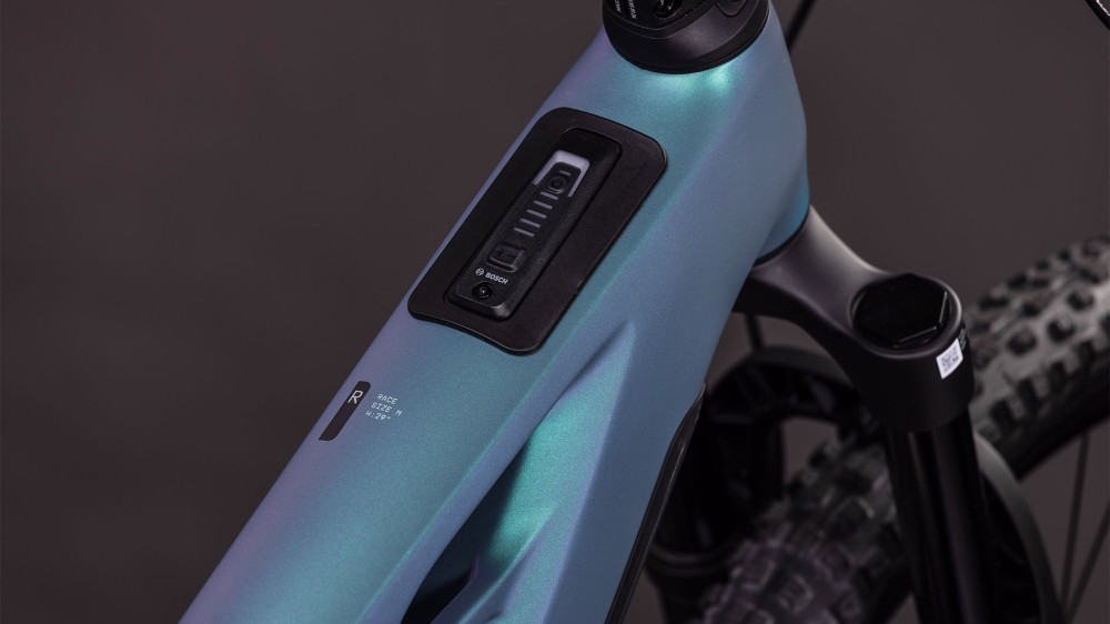 BICICLETA ELECTRICA CUBE STEREO HYBRID ONE44 HPC RACE 800 SMARAGDGREY PRISM 2026 cadru M (18") - roti 29 [2]