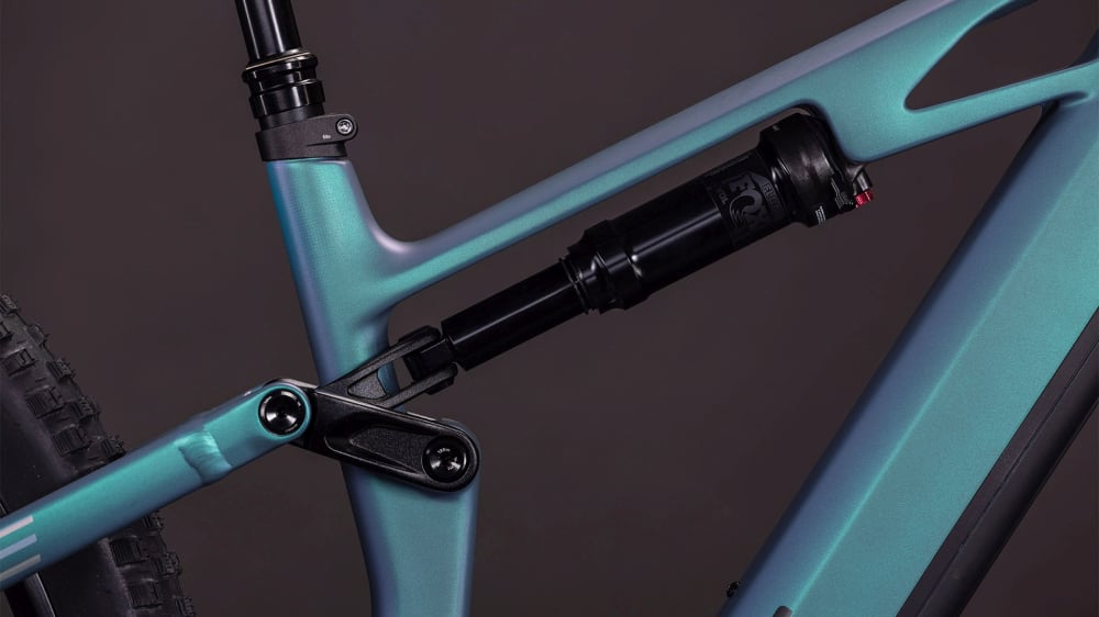 BICICLETA ELECTRICA CUBE STEREO HYBRID ONE44 HPC RACE 800 SMARAGDGREY PRISM 2026 cadru M (18") - roti 29 [3]