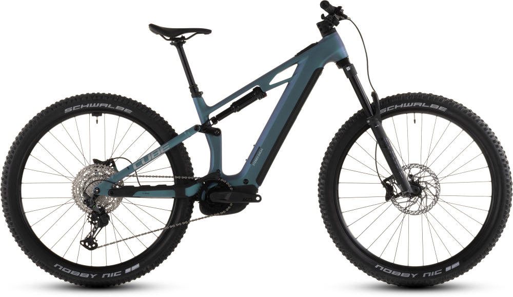 BICICLETA ELECTRICA CUBE STEREO HYBRID ONE44 HPC RACE 800 SMARAGDGREY PRISM 2026 cadru M (18") - roti 29 [1]
