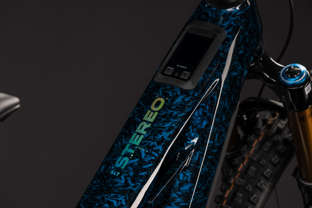 BICICLETA ELECTRICA CUBE STEREO HYBRID ONE44 HPC SLT 800 SPLINTERNAVY PRIZM 2027 cadru M (18") - roti 29 [3]