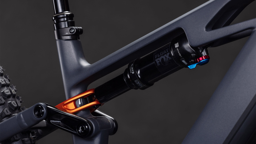 BICICLETA ELECTRICA CUBE STEREO HYBRID ONE44 HPC SLX 800 SLABGREY ORANGE 2026 cadru S (16") - roti 27.5 [5]