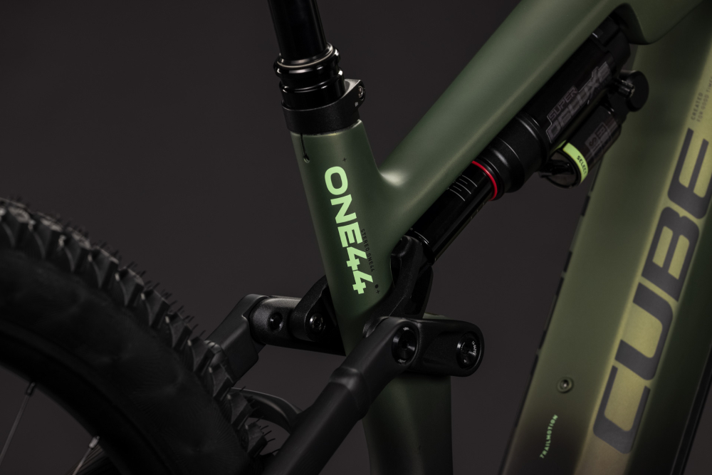 BICICLETA ELECTRICA CUBE STEREO HYBRID ONE44 HPC TM 800 REEDGREEN GILLS 2027 cadru S (16") - roti 27.5 [4]