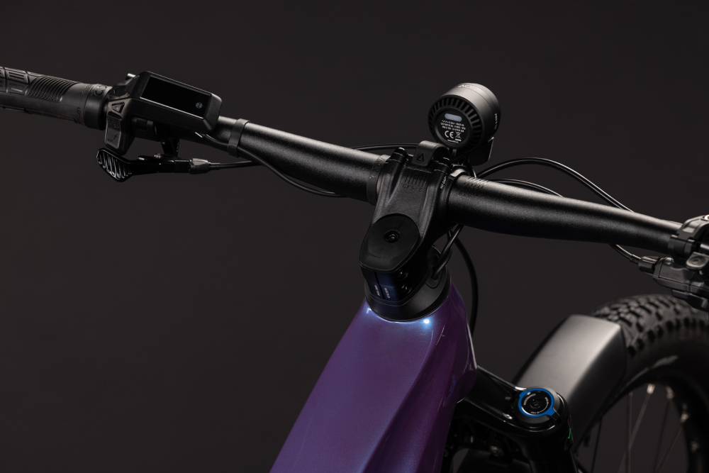 BICICLETA ELECTRICA CUBE STEREO HYBRID ONE44 PRO 800 FE BLUEIRIS PURPLE 2027 cadru XL (22") - roti 29 [2]