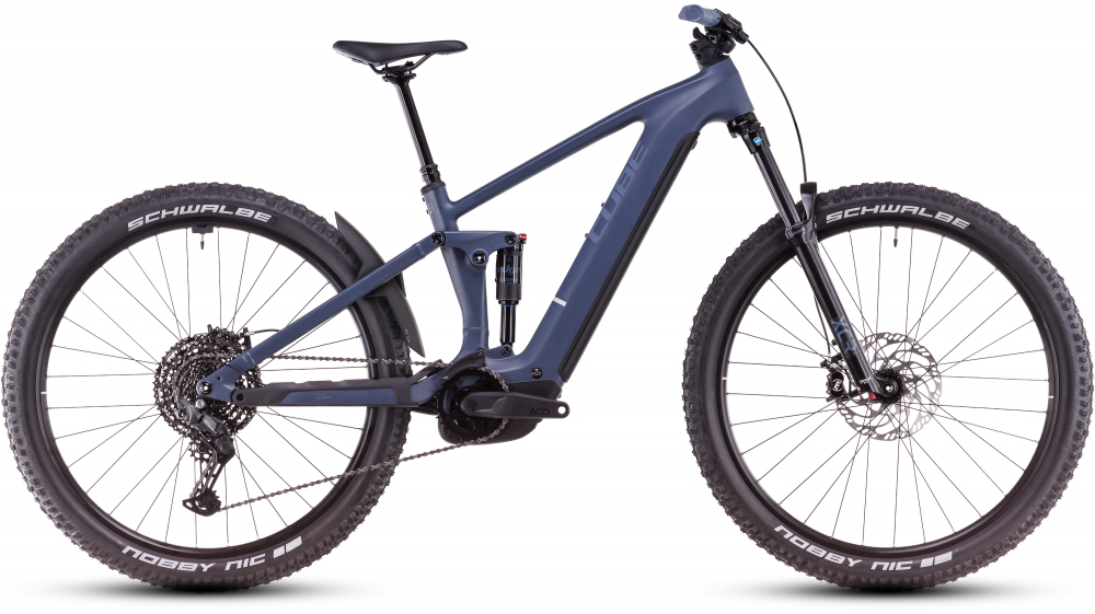 BICICLETA ELECTRICA CUBE STEREO HYBRID ONE44 PRO 800 INKGREY BLACK 2025 cadru XL (22") - roti 29 [1]