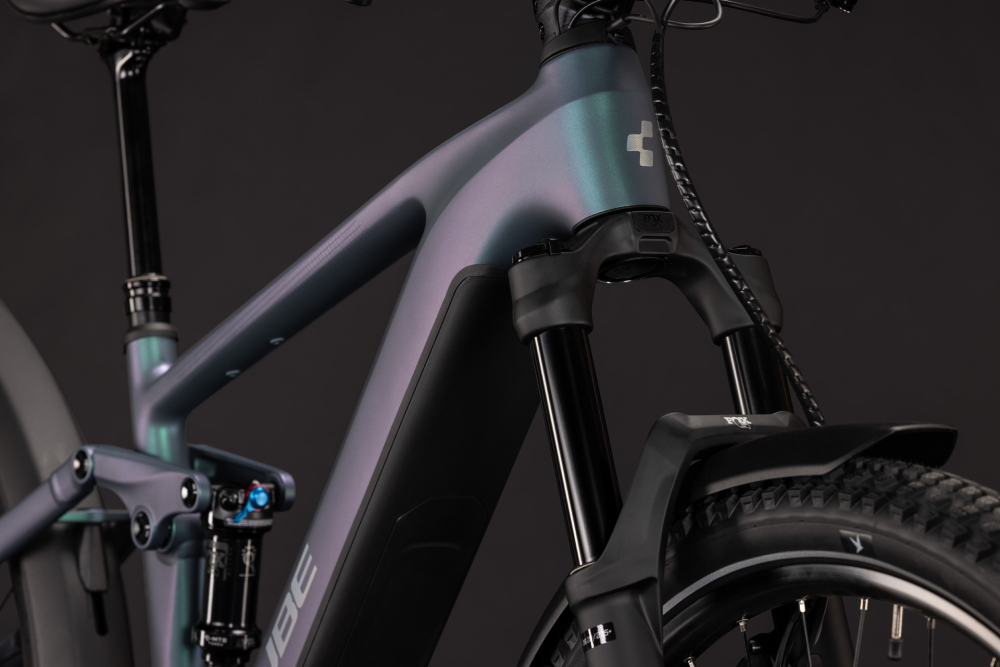 BICICLETA ELECTRICA CUBE STEREO HYBRID ONE44 SLX 800 FE SMARAGDGREY CHROME 2027 cadru L (20") - roti 29 [5]
