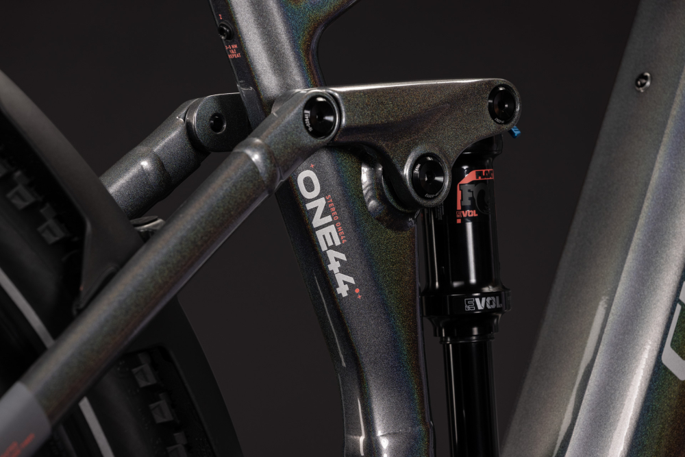 BICICLETA ELECTRICA CUBE STEREO HYBRID ONE44 SLX 800 PRISMASILVER GREY 2027 cadru S (16") - roti 27.5 [4]