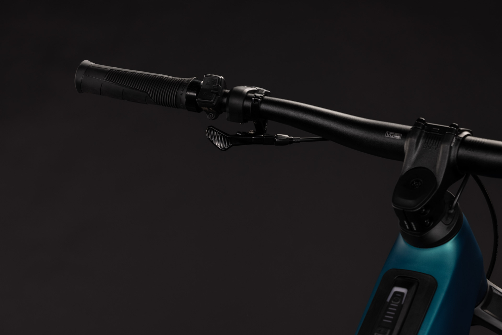 BICICLETA ELECTRICA CUBE STEREO HYBRID ONE77 HPC RACE 800 METALLICPETROL BLACK 2027 L [2]