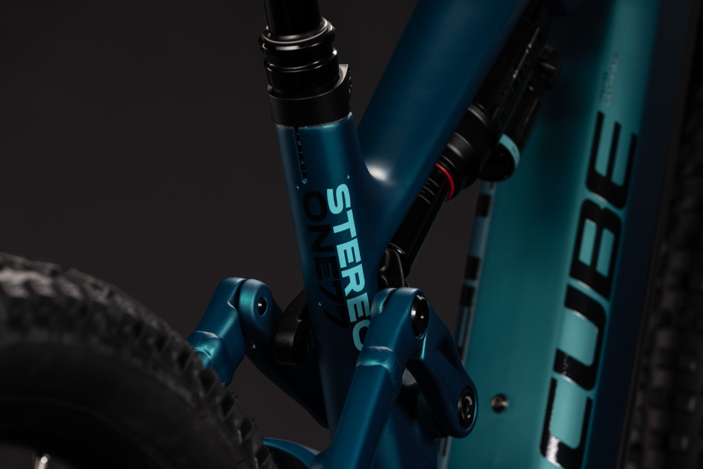 BICICLETA ELECTRICA CUBE STEREO HYBRID ONE77 HPC RACE 800 METALLICPETROL BLACK 2027 L [4]