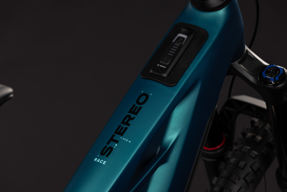 BICICLETA ELECTRICA CUBE STEREO HYBRID ONE77 HPC RACE 800 METALLICPETROL BLACK 2027 L [3]