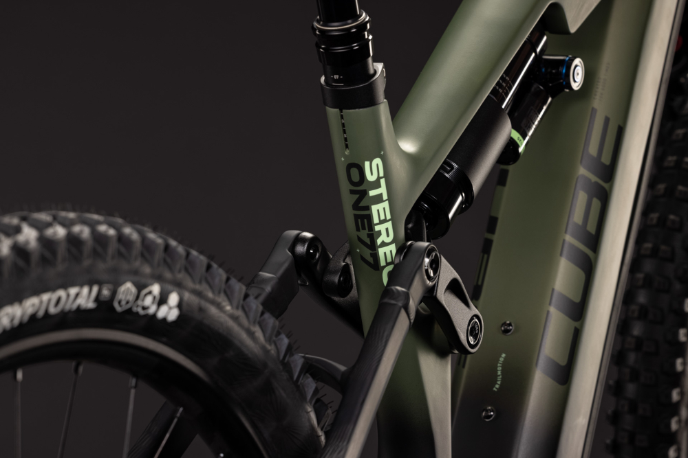 BICICLETA ELECTRICA CUBE STEREO HYBRID ONE77 HPC TM 800 REEDGREEN GILLS 2027 L [3]