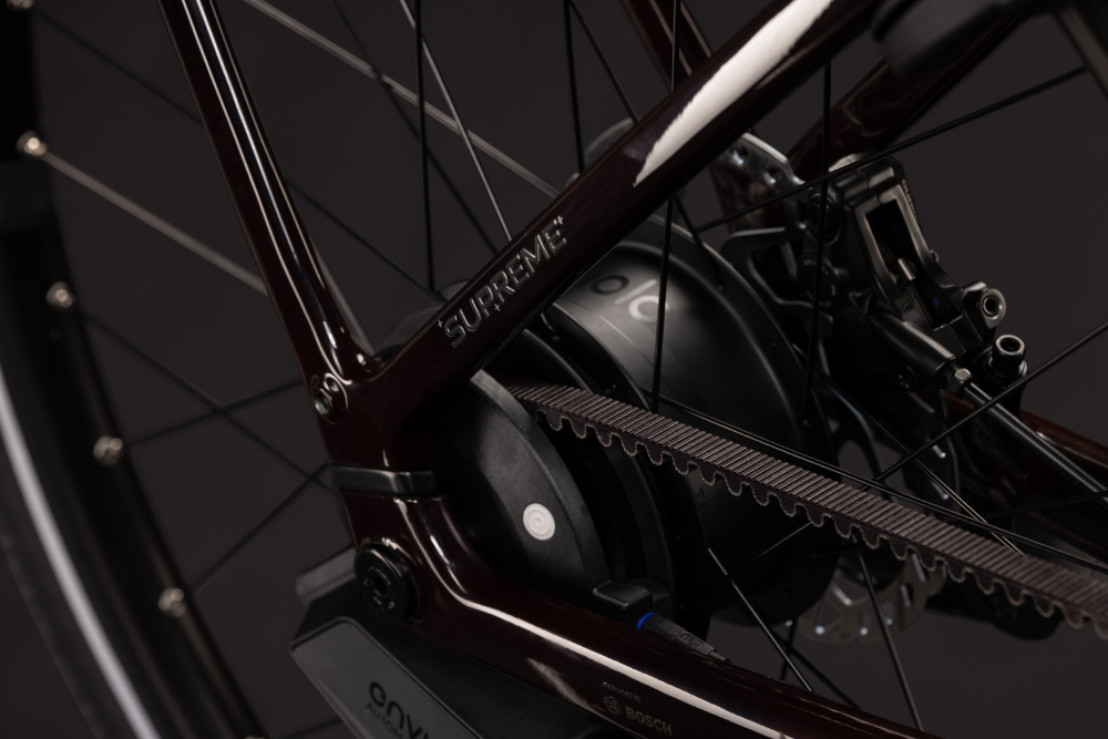 BICICLETA ELECTRICA CUBE SUPREME HYBRID C:62 DELUXE SLT 600 EASY ENTRY LIQUIDRED CHROME 2027 54 cm [5]