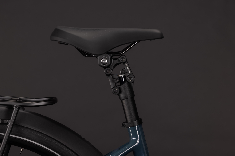BICICLETA ELECTRICA CUBE SUPREME HYBRID COMFORT ONE 600 EASY ENTRY STORM REFLEX 2027 cadru 42cm - roti 26 [4]