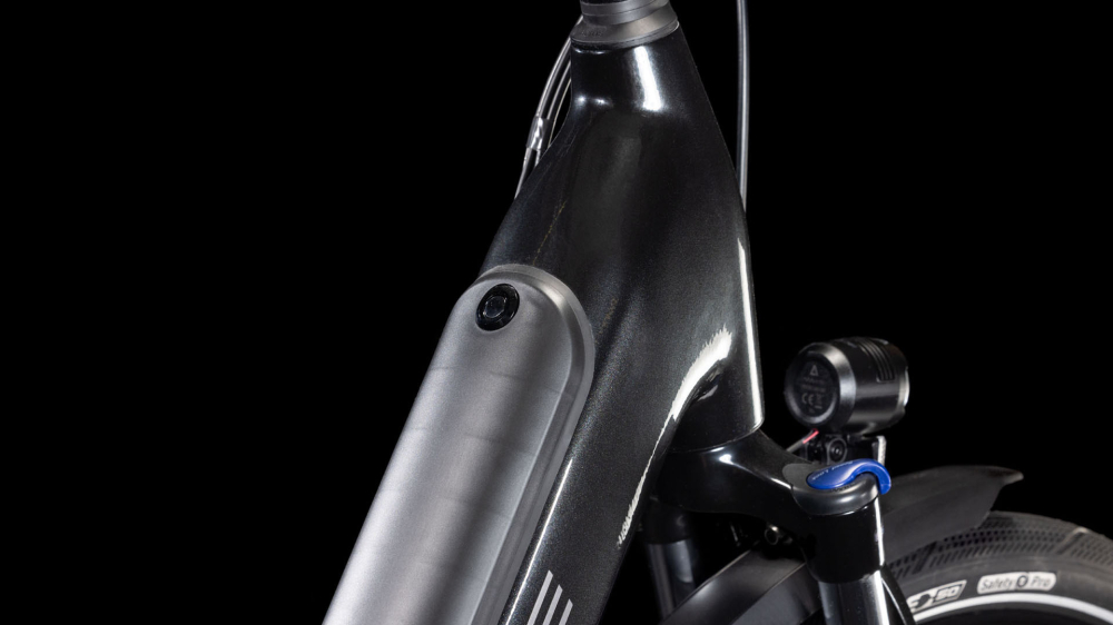 BICICLETA ELECTRICA CUBE SUPREME HYBRID COMFORT PRO 500 EASY ENTRY GREY LUNAR 2025 cadru 42cm - roti 26" [3]