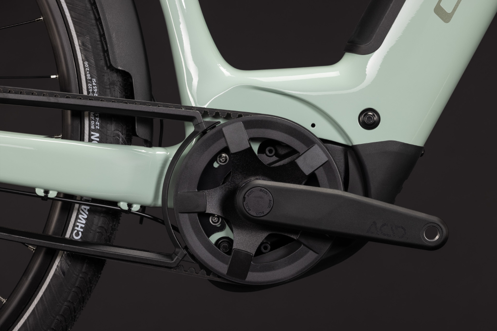 BICICLETA ELECTRICA CUBE SUPREME HYBRID DELUXE ONE 600 EASY ENTRY ALOEGREEN REFLEX 2027 cadru 50cm - roti 28 [4]
