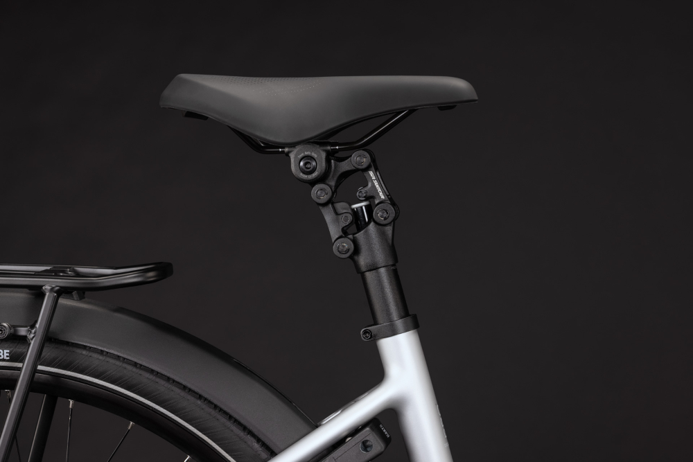 BICICLETA ELECTRICA CUBE SUPREME HYBRID DELUXE PRO 600 EASY ENTRY SILVERSTAR REFLEX 2027 cadru 50cm - roti 28 [4]