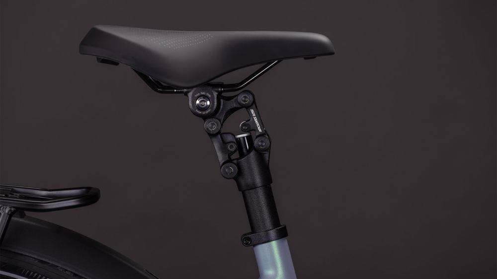 BICICLETA ELECTRICA CUBE SUPREME HYBRID DELUXE SLX 600 EASY ENTRY SEAGREY BLACK 2026 50 cm [5]