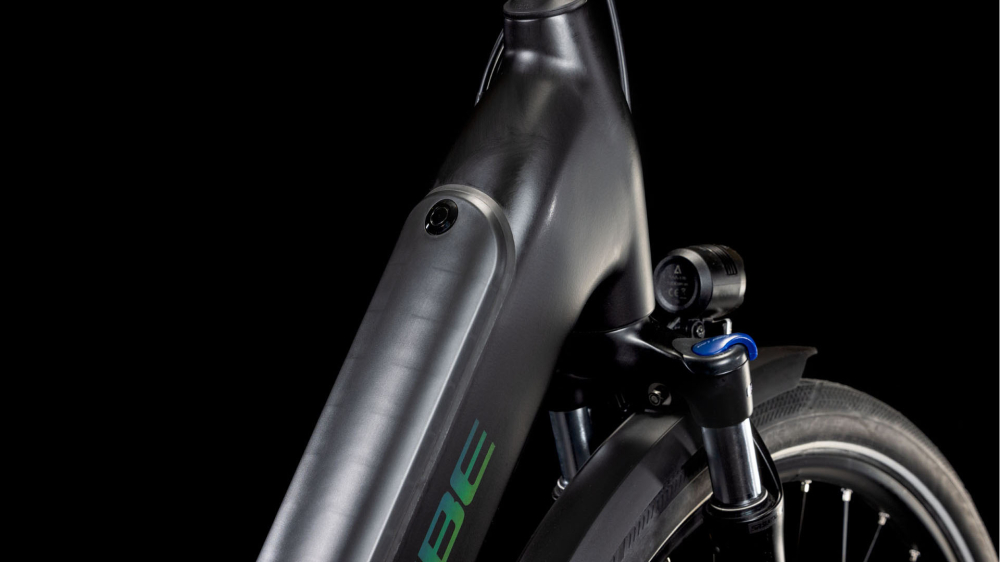 BICICLETA ELECTRICA CUBE SUPREME HYBRID PRO 625 EASY ENTRY BLACK SPECTRAL 2025 cadru 50cm - roti 28" [2]