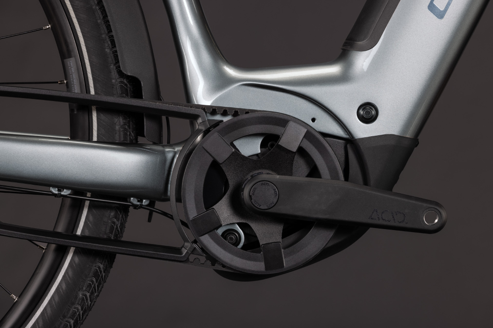 BICICLETA ELECTRICA CUBE SUPREME RT HYBRID DELUXE EX 600 EASY ENTRY QUICKSILVER GREY 2027 cadru 42cm - roti 26 [4]